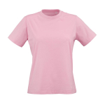 Women’s organic ring-spun cotton T-shirt 165 g/m² Copacabana pink colour front view