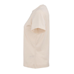 Women’s organic ring-spun cotton T-shirt 165 g/m² Copacabana beige colour third view