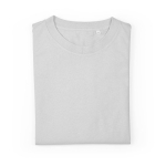 Women’s organic ring-spun cotton T-shirt 165 g/m² Copacabana light grey colour second front view