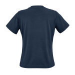 Women’s organic ring-spun cotton T-shirt 165 g/m² Copacabana navy-blue colour rear view