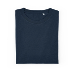 Women’s organic ring-spun cotton T-shirt 165 g/m² Copacabana navy-blue colour second front view