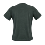 Women’s organic ring-spun cotton T-shirt 165 g/m² Copacabana dark green colour rear view