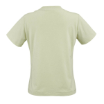Women’s organic ring-spun cotton T-shirt 165 g/m² Copacabana pastel green colour rear view