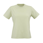 Women’s organic ring-spun cotton T-shirt 165 g/m² Copacabana pastel green colour front view