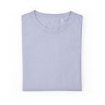 Women’s organic ring-spun cotton T-shirt 165 g/m² Copacabana pastel blue colour second front view