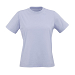 Women’s organic ring-spun cotton T-shirt 165 g/m² Copacabana pastel blue colour front view