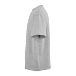 Unisex organic cotton oversized fit T-shirt 240 g/m² Paloma marbled grey colour third view