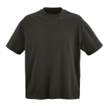Unisex organic cotton oversized fit T-shirt 240 g/m² Paloma lilac colour front view