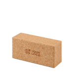 Non-slip cork yoga block for balance and stretching main view