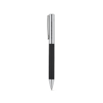 Chrome-plated stainless steel pen, glossy finish, black ink main view