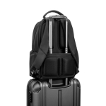 Laptop backpack with 2 padded compartments 20L 17” black colour fifth view