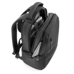 Laptop backpack with 2 padded compartments 20L 17” black colour sixth view