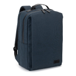 Laptop backpack with padded compartments 20L and 17.3'' blue colour first view