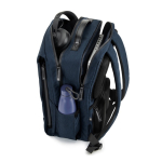 Laptop backpack with padded compartments 20L and 17.3'' blue colour sixth view