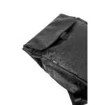 Faux leather flap backpack ideal for 16” laptops black colour seventh view