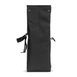 Roll-top insulated bag with adjustable faux leather closure 7L black colour third view