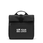 Roll-top insulated bag with adjustable faux leather closure 7L main view