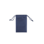 Roll-top cooler bag 7L with adjustable synthetic leather closure blue colour first view