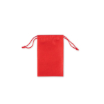 Roll-top cooler bag 7L with adjustable synthetic leather closure red colour first view