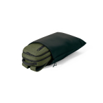 Non-woven drawstring bag with cord closure 60 g/m² black colour fifth view