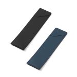Faux leather pen case with secure closure various colours
