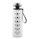 RPET rubberised matte bottle with motivational phrases 1.06 ml white colour first view