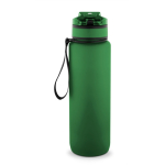 RPET rubberised matte bottle with motivational phrases 1.06 ml green colour second view