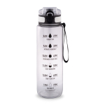RPET rubberised matte bottle with motivational phrases 1.06 ml transparent colour first view