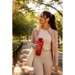 RPET rubberised matte bottle with motivational phrases 1.06 ml still life view