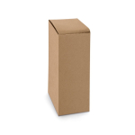 Glass bottle with bamboo lid and rope handle 520 ml in box