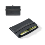 Card holder with elastic closure and RFID protection for 5 cards various colours