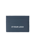 RFID-blocking card holder with faux leather finish for 5 cards main view