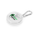Braided USB-C to USB-C cable ideal for 60W fast charging white colour image with logo