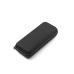 Compact manual 5-section mini umbrella with rubber pouch Ø90 black colour in case