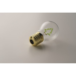 Decorative LED bulb with filament design and battery operation neon green colour fifth photographic view