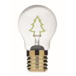Decorative LED bulb with filament design and battery operation neon green colour sixth view