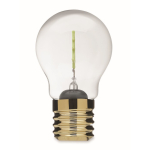 Decorative LED bulb with filament design and battery operation neon green colour seventh view