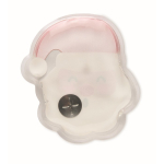 Reusable plastic hand warmer in Santa Claus shape mixed colour second view