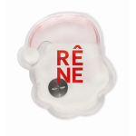 Reusable plastic hand warmer in Santa Claus shape mixed colour second main view