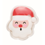 Reusable plastic hand warmer in Santa Claus shape mixed colour eighth view