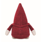 Decorative felt gnome with polyester beard and cotton filling red colour second view