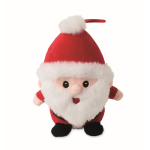 Polyester Santa Claus soft toy with embroidery and hanging loop red colour fifth view