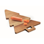 Acacia wood Christmas tree serving board wood colour second view