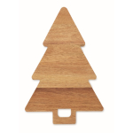 Acacia wood Christmas tree serving board wood colour fifth view