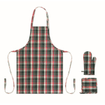 Cotton check kitchen set 200 g/m² mixed colour