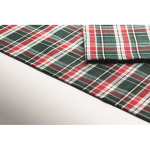 Checked cotton tablecloth with 4 included napkins 200 g/m² mixed colour third photographic view