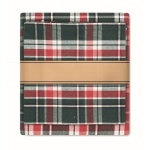 Checked cotton tablecloth with 4 included napkins 200 g/m² mixed colour fourth view