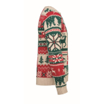 Christmas knitted jumper 100% acrylic, one size S-M beige colour second view