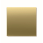 Christmas bauble to hang with ribbon, presented in a gift box gold colour fifth view
