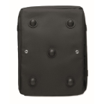 Foldable multifunction RPET organiser with handles and pockets black colour ninth view